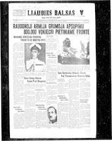 Liaudies Balsas = Peoples voice, September 3, 1943