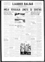 Liaudies Balsas = Peoples voice, May 5, 1939