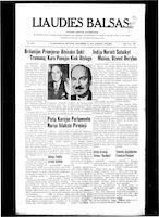 Liaudies Balsas = Peoples voice, December 15, 1950