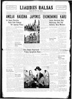 Liaudies Balsas = Peoples voice, June 27, 1939