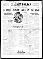 Liaudies Balsas = Peoples voice, January 24, 1939