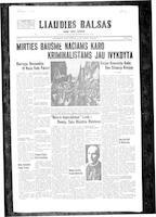 Liaudies Balsas = Peoples voice, October 18, 1946