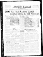 Liaudies Balsas = Peoples voice, November 29, 1940