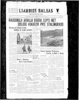 Liaudies Balsas = Peoples voice, November 27, 1942