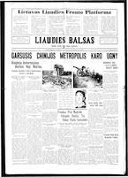Liaudies Balsas = Peoples voice, August 19, 1937