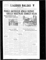 Liaudies Balsas = Peoples voice, March 9, 1945