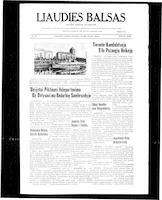 Liaudies Balsas = Peoples voice, November 25, 1960