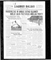Liaudies Balsas = Peoples voice, April 25, 1941