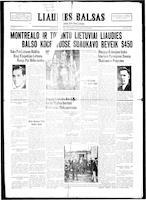 Liaudies Balsas = Peoples voice, December 20, 1938