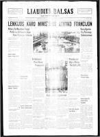 Liaudies Balsas = Peoples voice, May 16, 1939