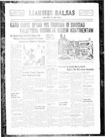 Liaudies Balsas = Peoples voice, September 27, 1940