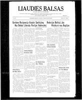 Liaudies Balsas = Peoples voice, November 19, 1965