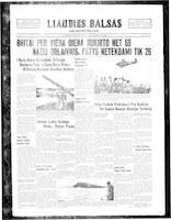 Liaudies Balsas = Peoples voice, August 13, 1940