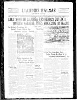 Liaudies Balsas = Peoples voice, October 18, 1940