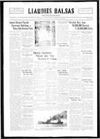 Liaudies Balsas = Peoples voice, August 5, 1938