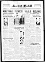 Liaudies Balsas = Peoples voice, December 6, 1938