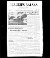 Liaudies Balsas = Peoples voice, November 9, 1956