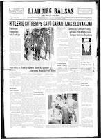 Liaudies Balsas = Peoples voice, August 22, 1939