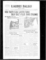Liaudies Balsas = Peoples voice, September 7, 1945