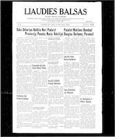 Liaudies Balsas = Peoples voice, March 27, 1964