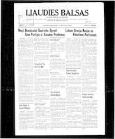 Liaudies Balsas = Peoples voice, October 31, 1969