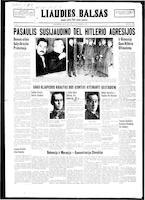 Liaudies Balsas = Peoples voice, March 21, 1939