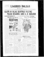 Liaudies Balsas = Peoples voice, September 21, 1945