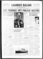 Liaudies Balsas = Peoples voice, April 25, 1939