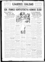 Liaudies Balsas = Peoples voice, July 29, 1937