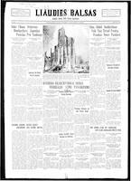Liaudies Balsas = Peoples voice, January 27, 1938