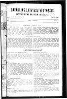 Bavarijas Latviesu vestnesis, September 1, 1945