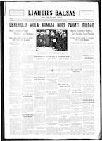 Liaudies Balsas = Peoples voice, April 8, 1937