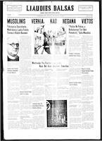 Liaudies Balsas = Peoples voice, March 31, 1939