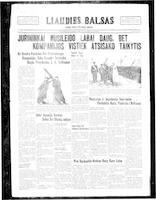 Liaudies Balsas = Peoples voice, April 19, 1940