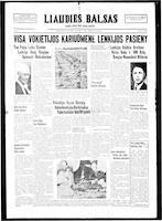 Liaudies Balsas = Peoples voice, August 18, 1939