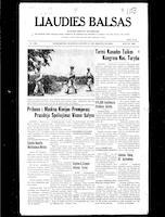 Liaudies Balsas = Peoples voice, August 22, 1952