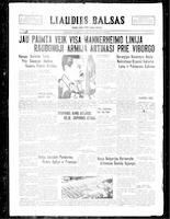 Liaudies Balsas = Peoples voice, February 20, 1940