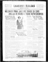Liaudies Balsas = Peoples voice, March 12, 1940