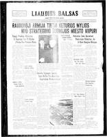 Liaudies Balsas = Peoples voice, March 1, 1940