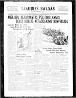 Liaudies Balsas = Peoples voice, May 7, 1940