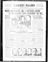 Liaudies Balsas = Peoples voice, November 21, 1939