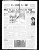 Liaudies Balsas = Peoples voice, November 17, 1939