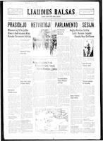 Liaudies Balsas = Peoples voice, January 13, 1939