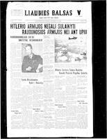 Liaudies Balsas = Peoples voice, March 24, 1944