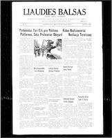 Liaudies Balsas = Peoples voice, March 10, 1961