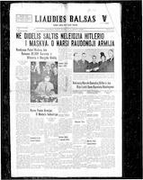 Liaudies Balsas = Peoples voice, December 19, 1941