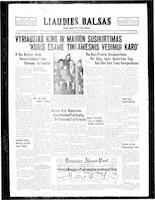 Liaudies Balsas = Peoples voice, February 9, 1940