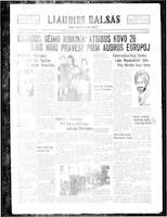 Liaudies Balsas = Peoples voice, January 30, 1940