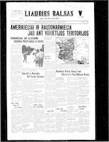 Liaudies Balsas = Peoples voice, September 15, 1944