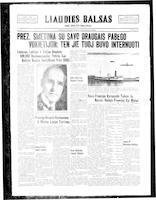 Liaudies Balsas = Peoples voice, June 18, 1940